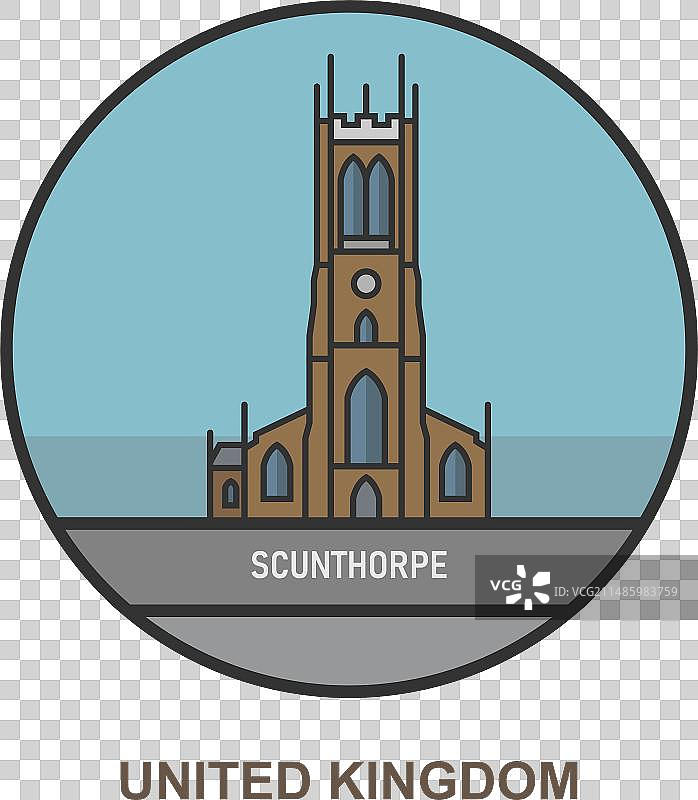 英国斯肯索普城镇风光图片素材