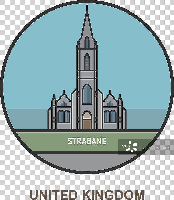 英国斯特拉班城镇图片素材