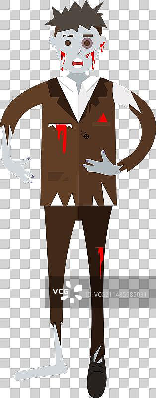 万圣节僵尸角色图标图片素材