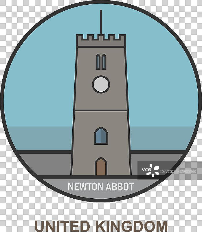 英国城镇牛顿艾 Abbot图片素材