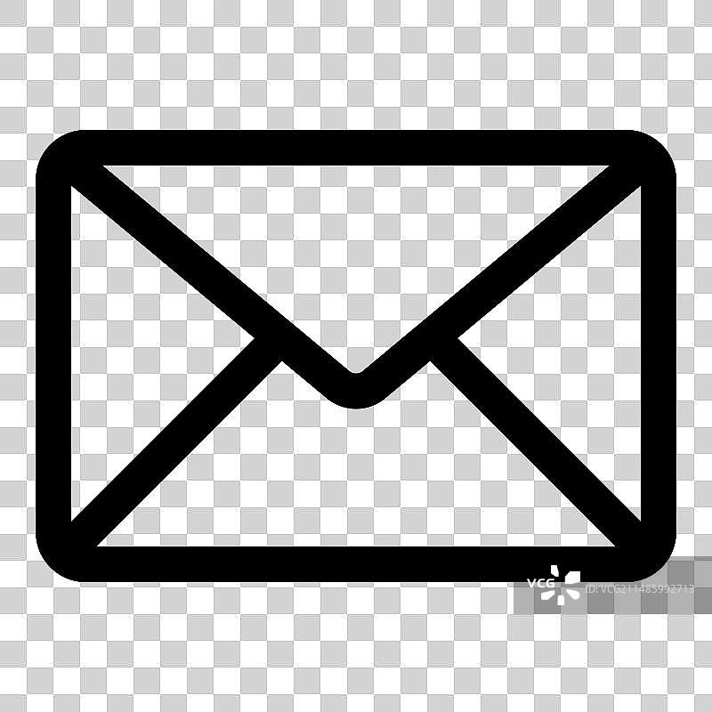 字母扁平图标，白色背景上隔离图片素材