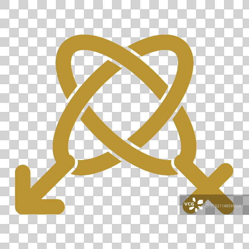 男性和女性性别标志图片素材