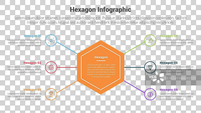 六边形或蜂窝形状图片素材