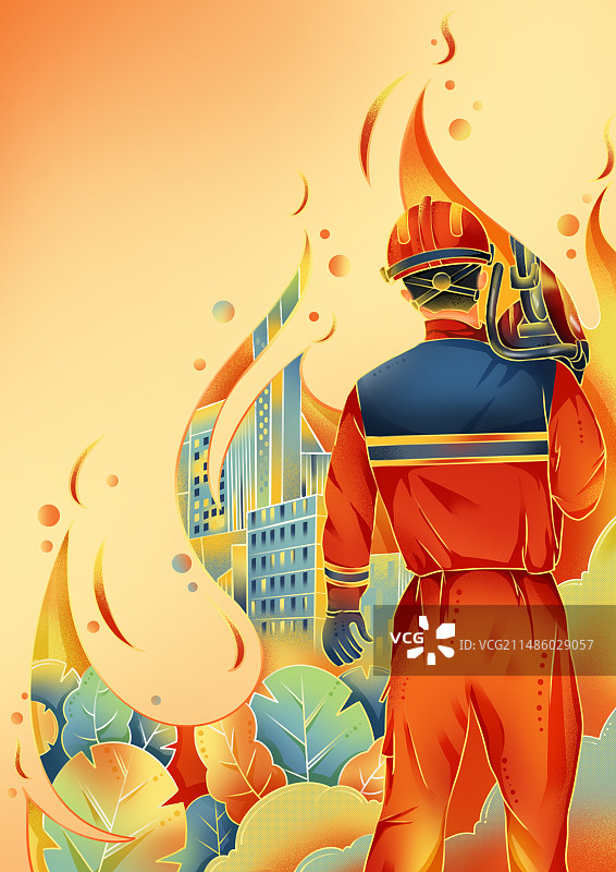 全国消防日图片素材