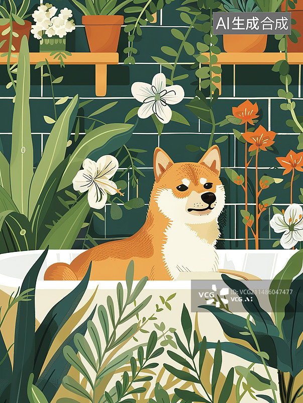 【AI数字艺术】可爱的可爱的小清新图片素材