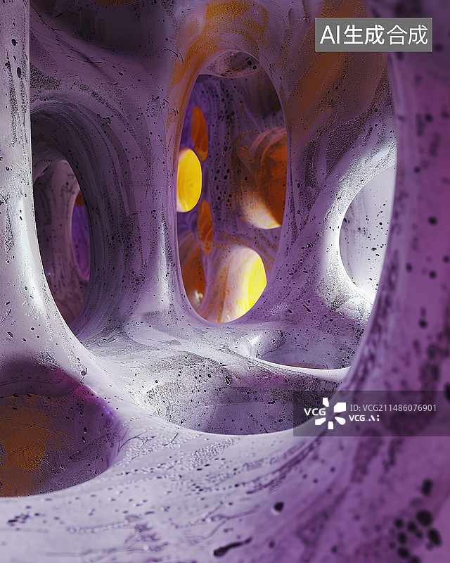 【AI数字艺术】彩色抽象图案全帧拍摄图片素材