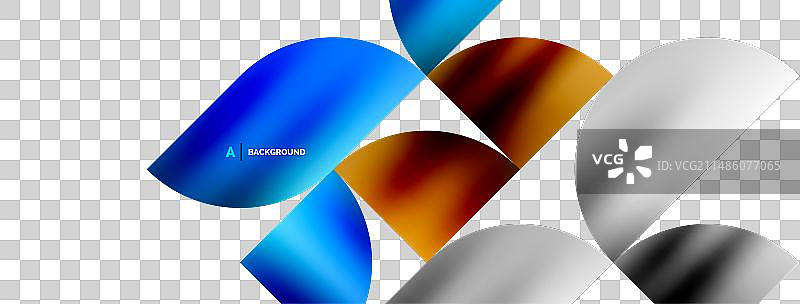 极简几何背景以金属为特色图片素材