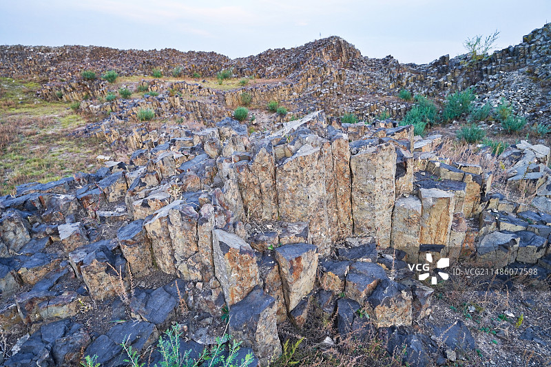 内蒙古谷力脑包地质遗迹图片素材