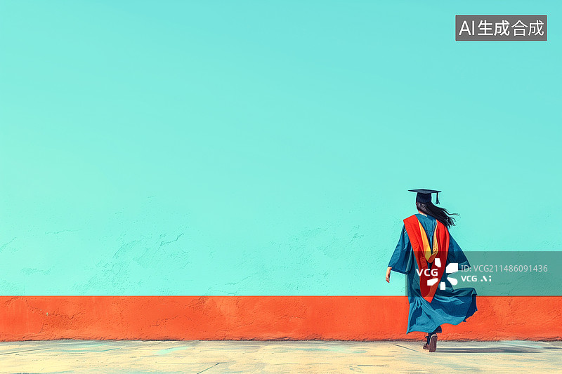 【AI数字艺术】校招毕业季大学生图片素材