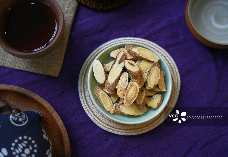 道地药材黄芪图片素材
