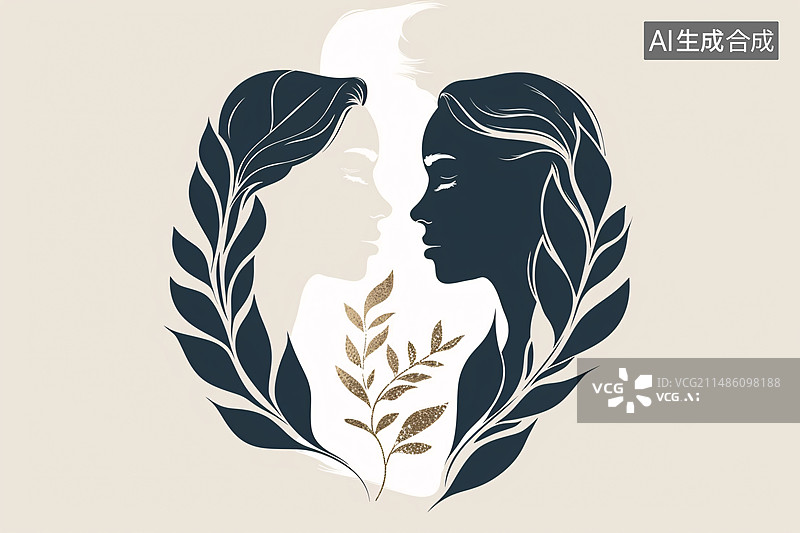 【AI数字艺术】医美护肤美容场景插画，妇女节女生美妆场景插图图片素材