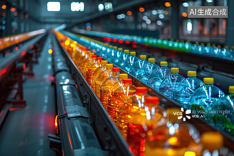 【AI数字艺术】夜间灯光照射下的空酒杯图片素材