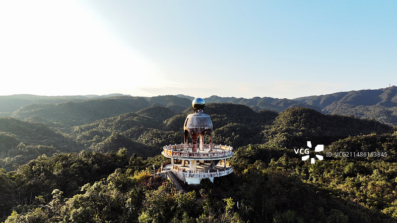 广西大明山风光北回归线标志图片素材