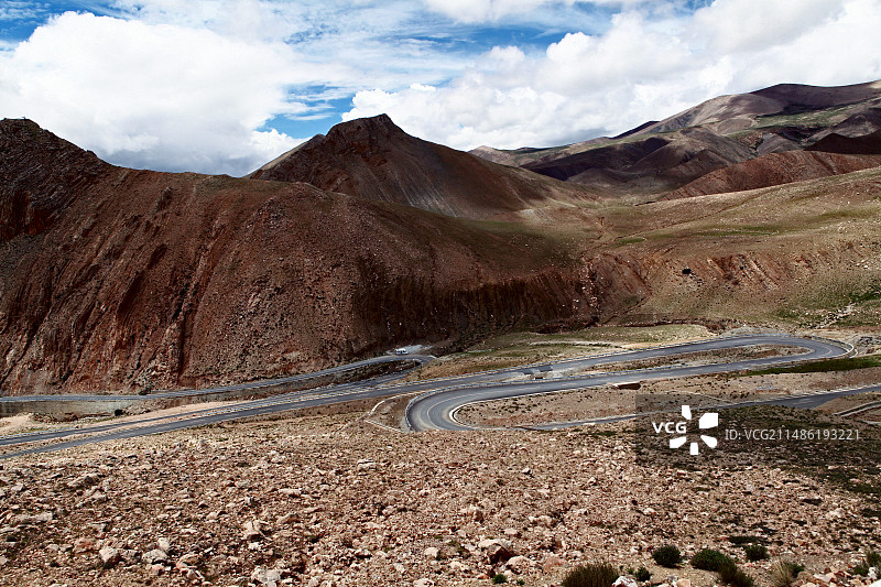 珠峰大本营及沿途风光图片素材