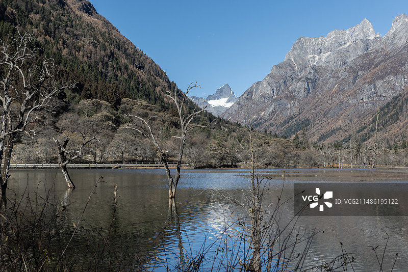 四川双桥沟风光图片素材