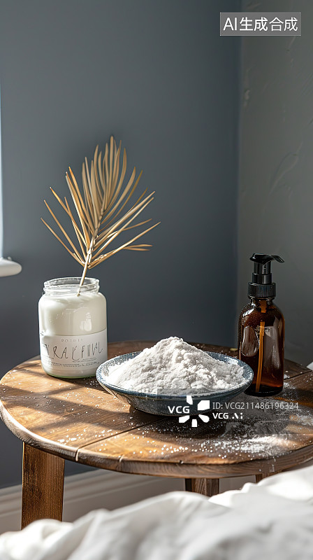 【AI数字艺术】桌上盘子里的面条特写镜头图片素材