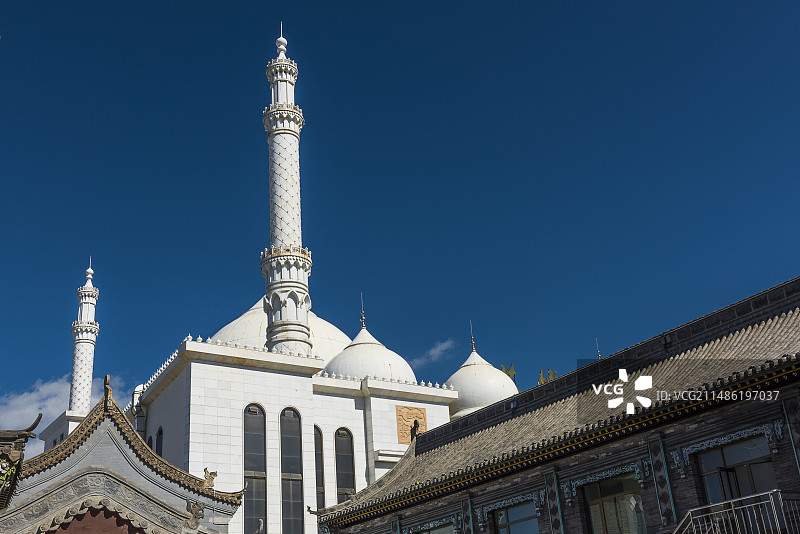 呼和浩特·清真大寺图片素材