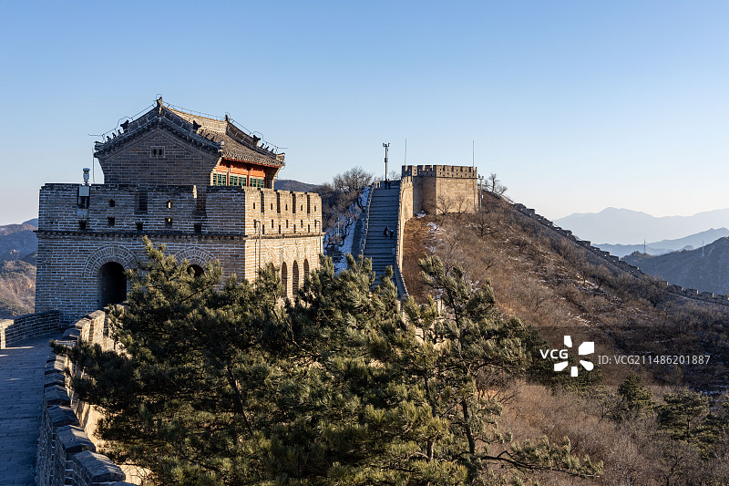 八达岭烽火台图片素材