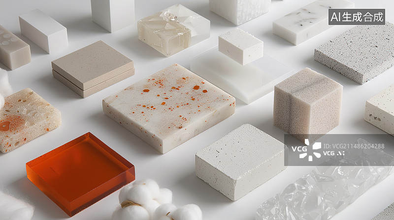 【AI数字艺术】白色背景上的奶酪和玩具的高角度视图图片素材