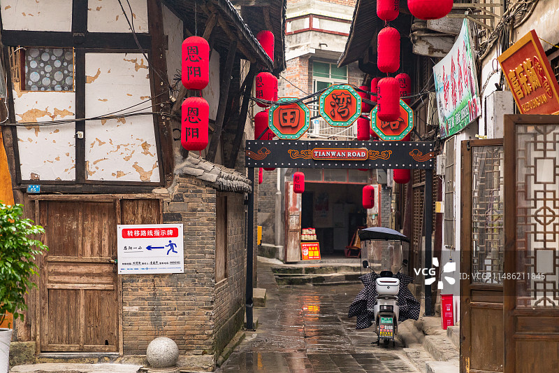四川省巴中市恩阳区恩阳古镇图片素材