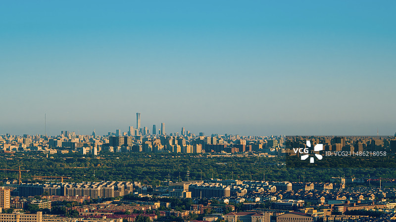 城市风光高视角全景图图片素材