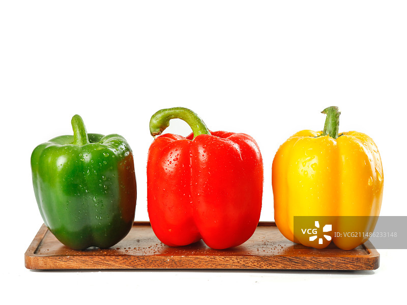 五彩灯笼椒图片素材