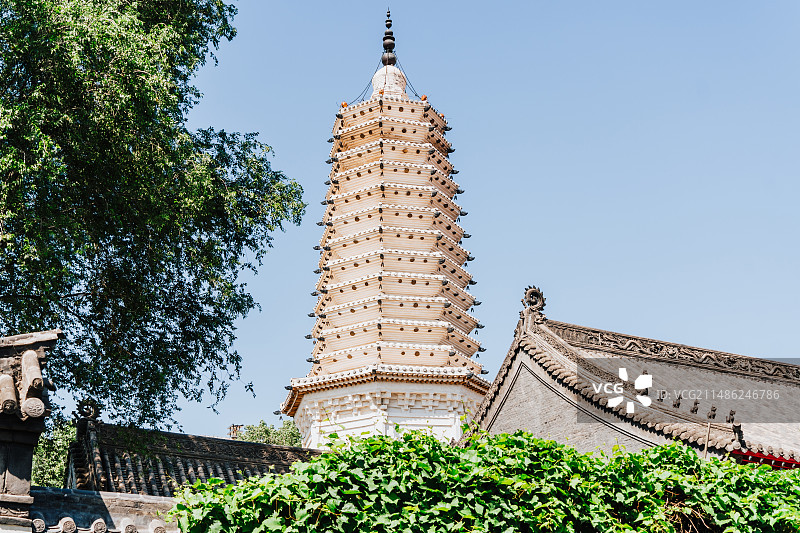 铁岭圆通观白塔图片素材