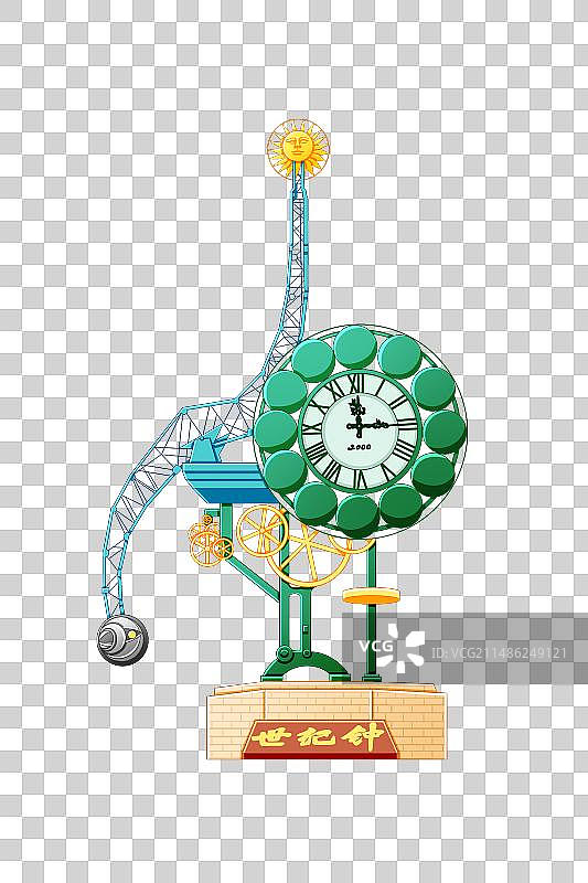 天津世纪钟图片素材