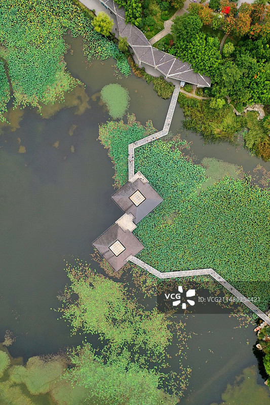 徐州龟山汉墓风景区航拍图片素材