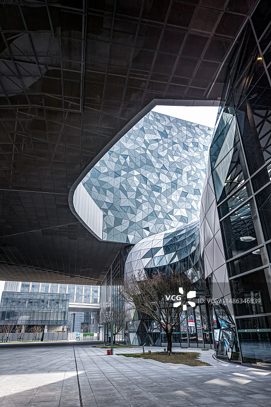 上海浦东新区张江高科张江科学会堂内部建筑结构图片素材