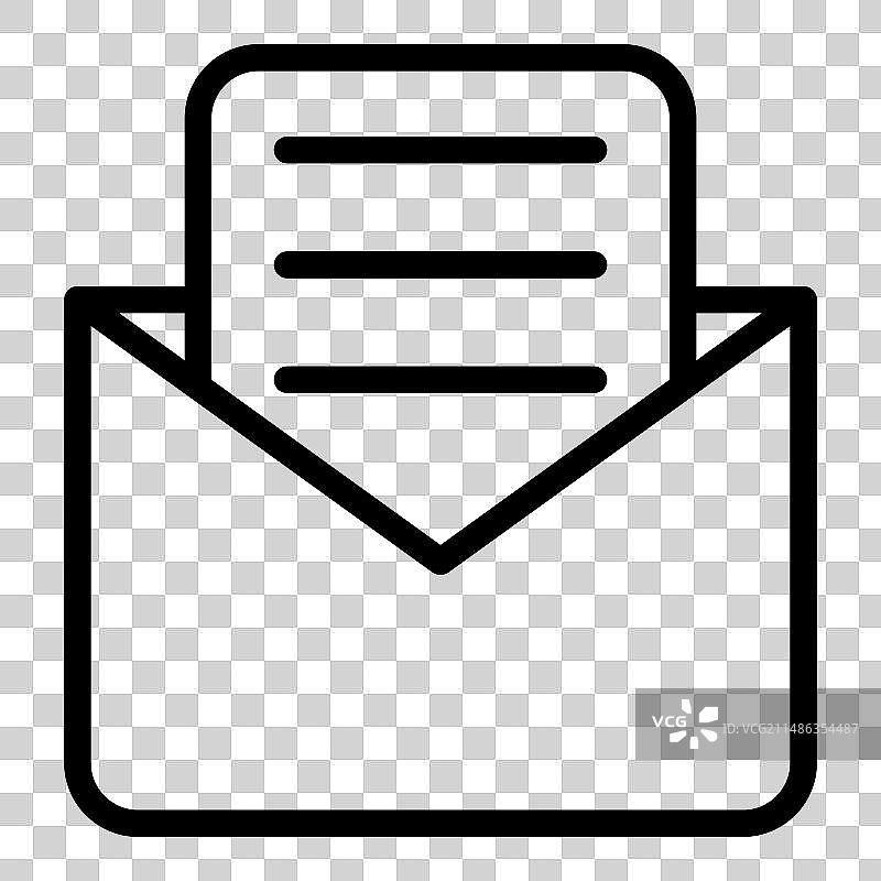 字母扁平图标，白色背景上隔离图片素材