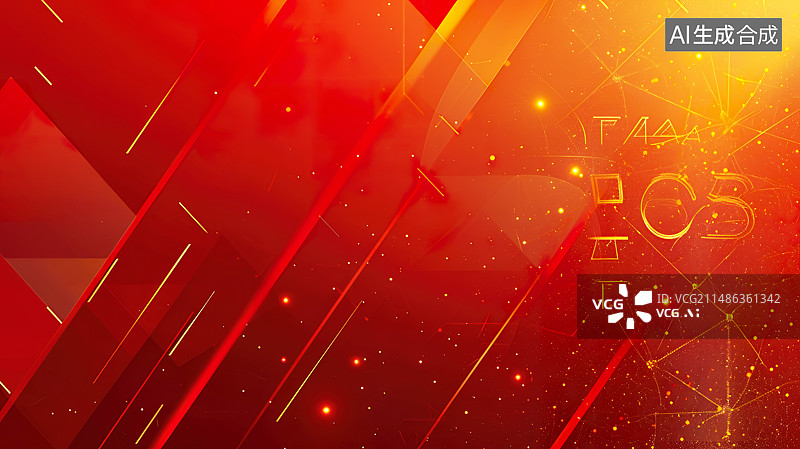 【AI数字艺术】节日庆祝国庆喜庆婚礼庆典红色礼品封面插画背景配图图片素材