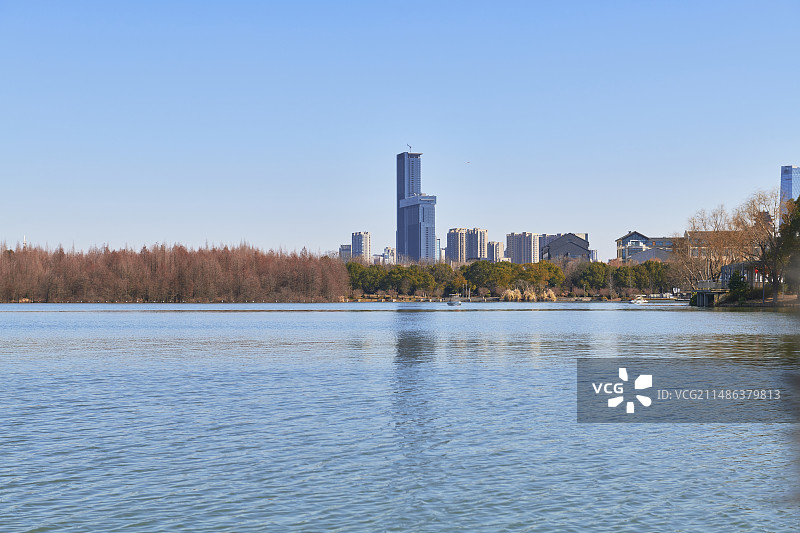 城市天际线建筑图片素材