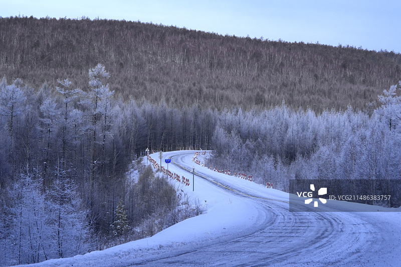 呼伦贝尔之冬图片素材