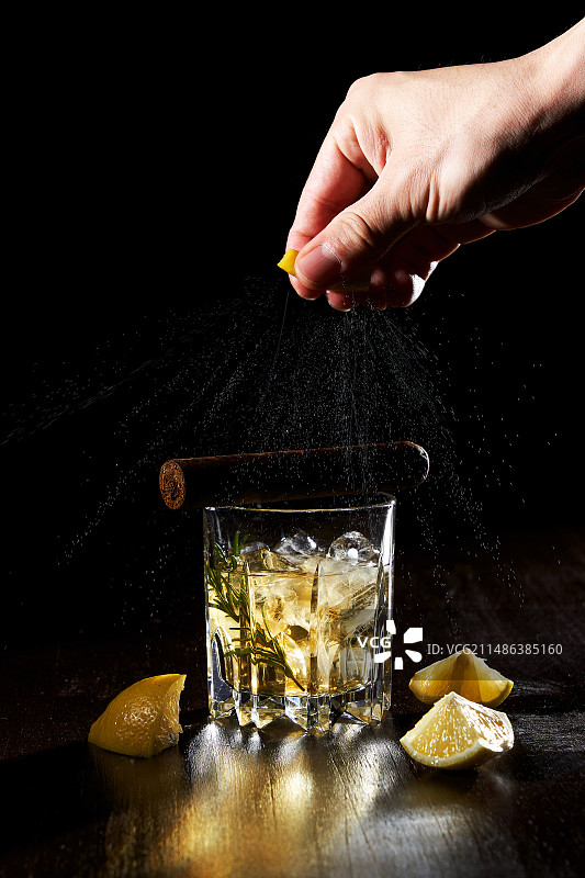 冰镇柠檬汁图片素材