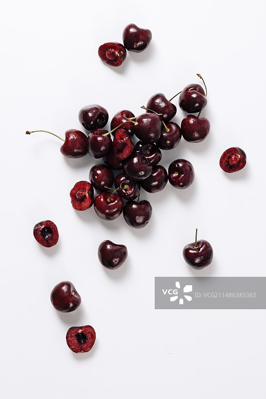 闪耀的樱桃图片素材