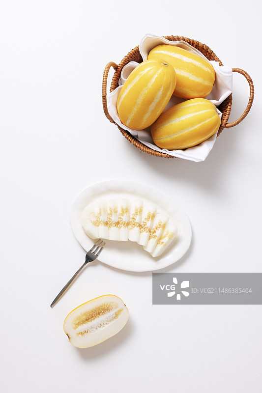 甜瓜拼盘图片素材