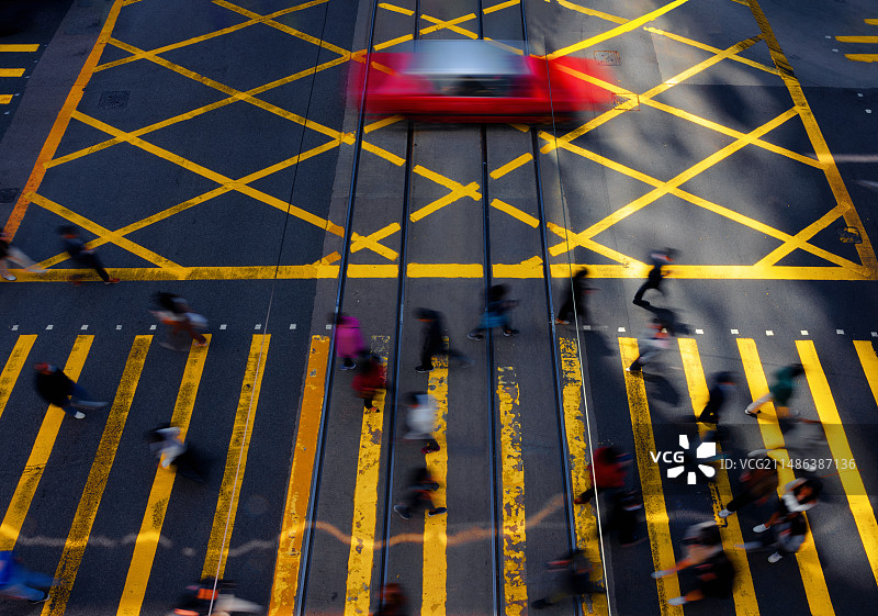 香港.城市流水图片素材