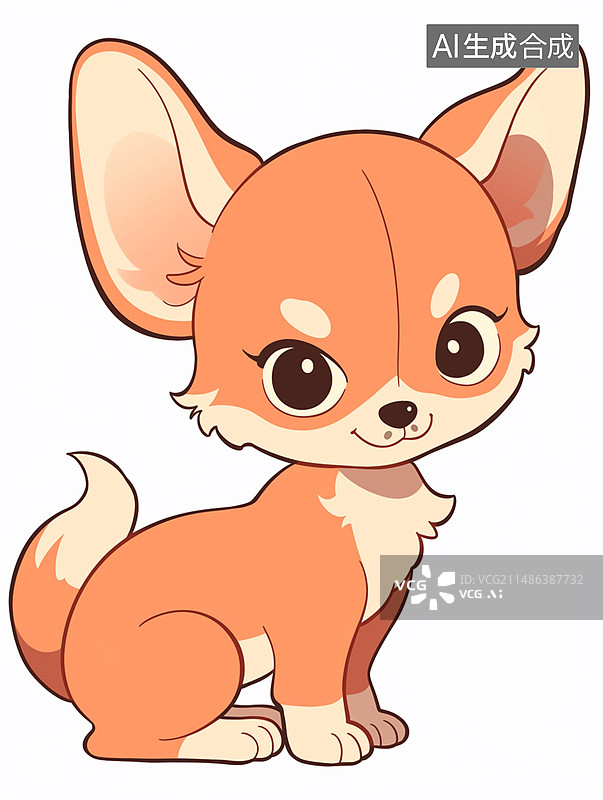 【AI数字艺术】简笔画动物图片素材