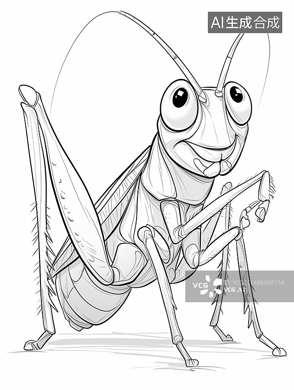 【AI数字艺术】简笔画动物图片素材