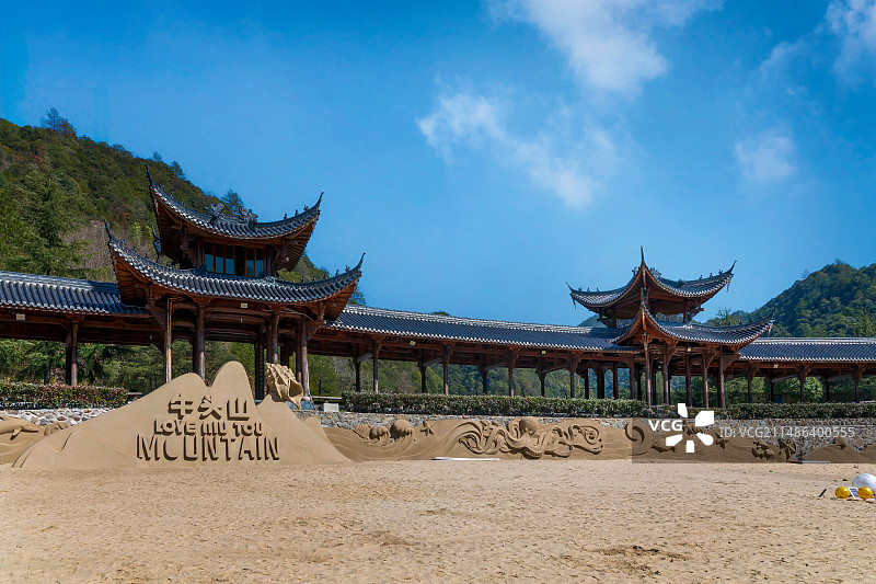 浙江武义牛头山森林公园图片素材