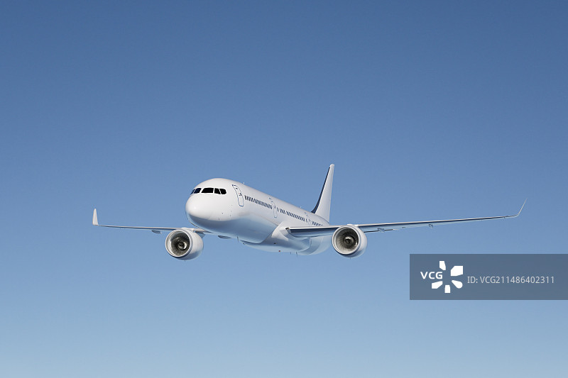 大型客机_高空巡航图片素材