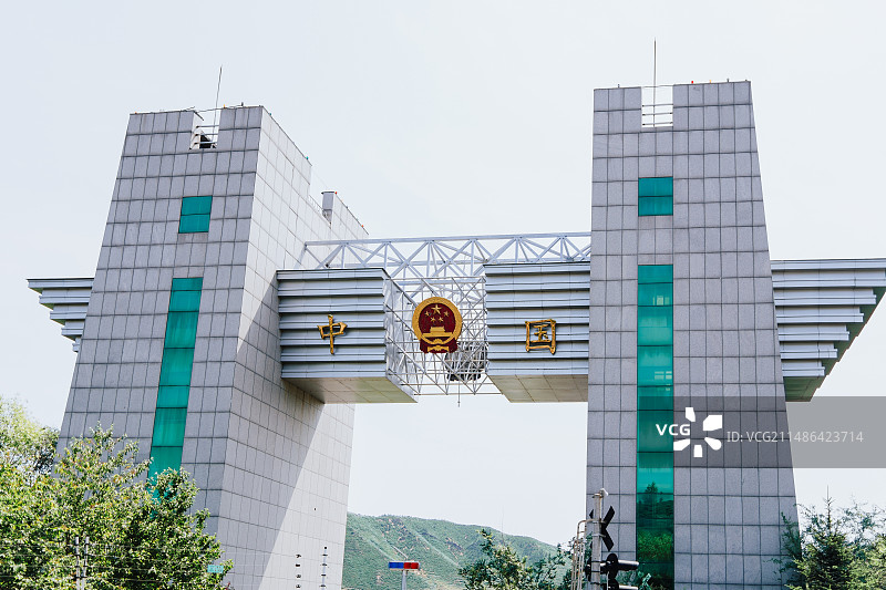 图们国门图片素材