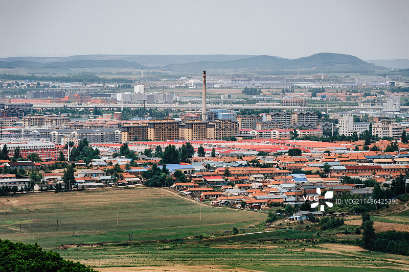 敦化市区城景图片素材