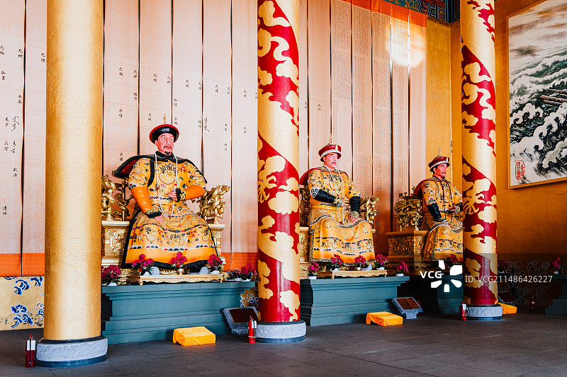 敦化六鼎山清祖祠图片素材