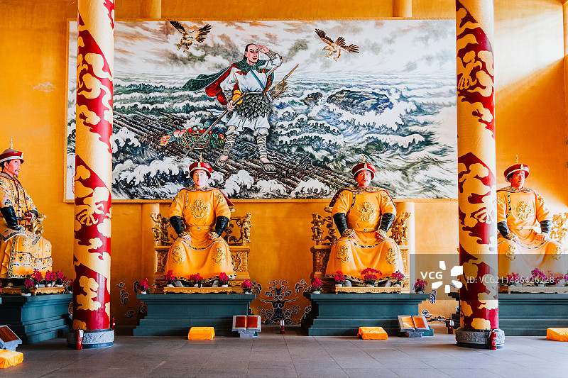 敦化六鼎山清祖祠图片素材