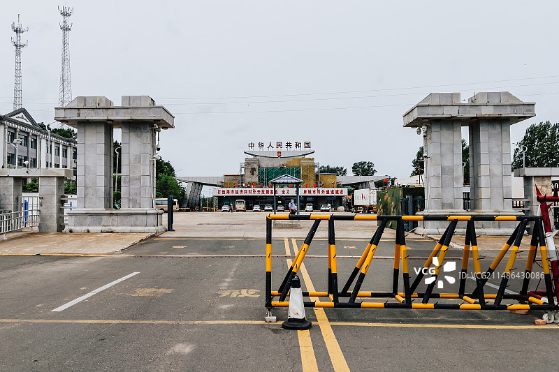 珲春圈河口岸图片素材