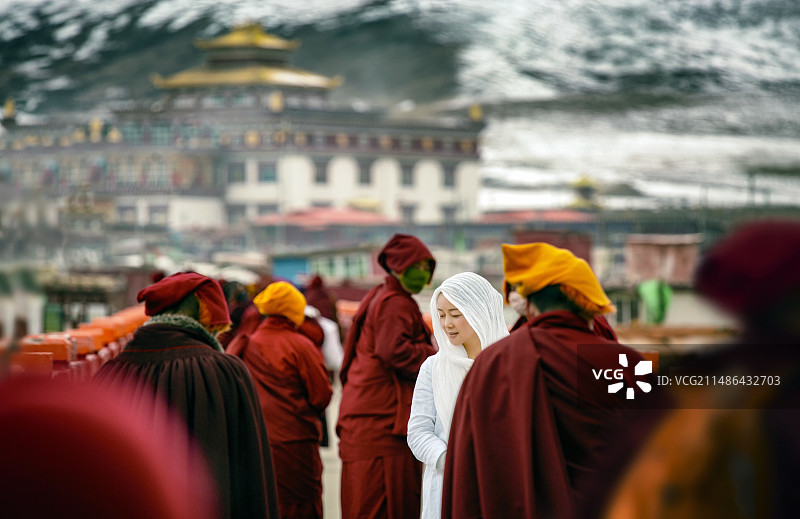 亚青寺图片素材