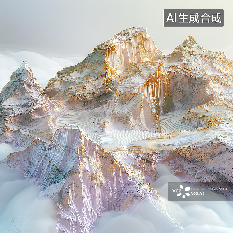 【AI数字艺术】自然风光地貌自然风景图片素材