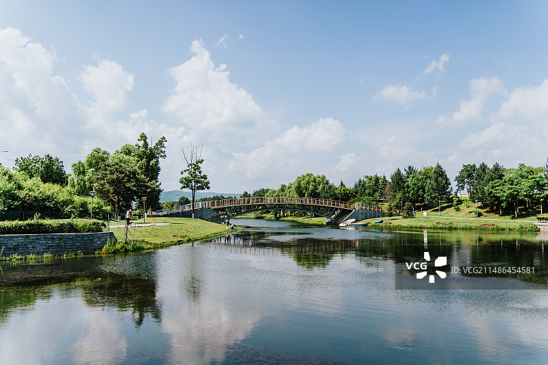 鸡西穆棱河公园图片素材